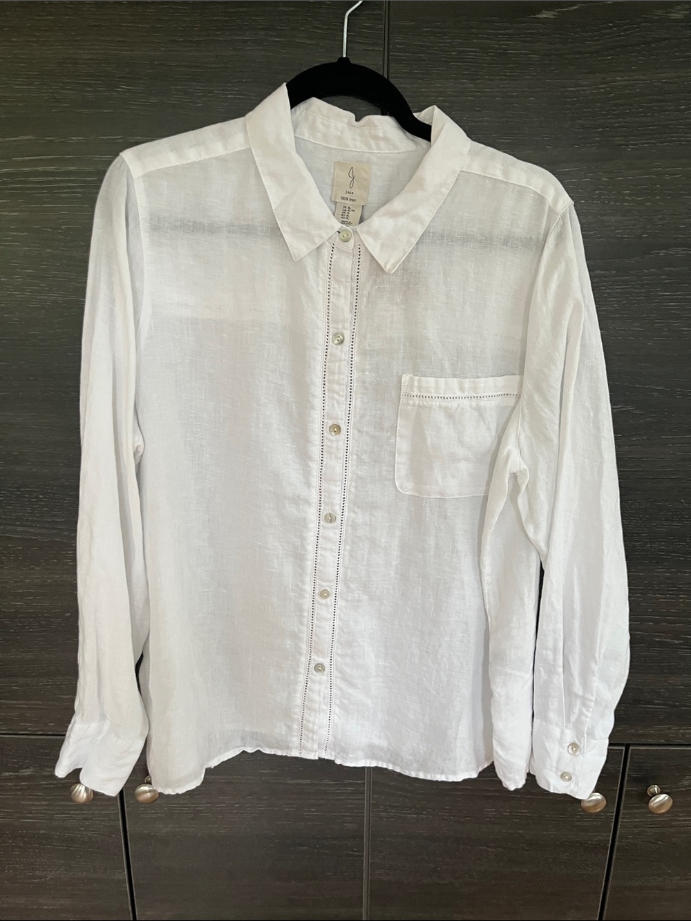Joie Linen White Top XL